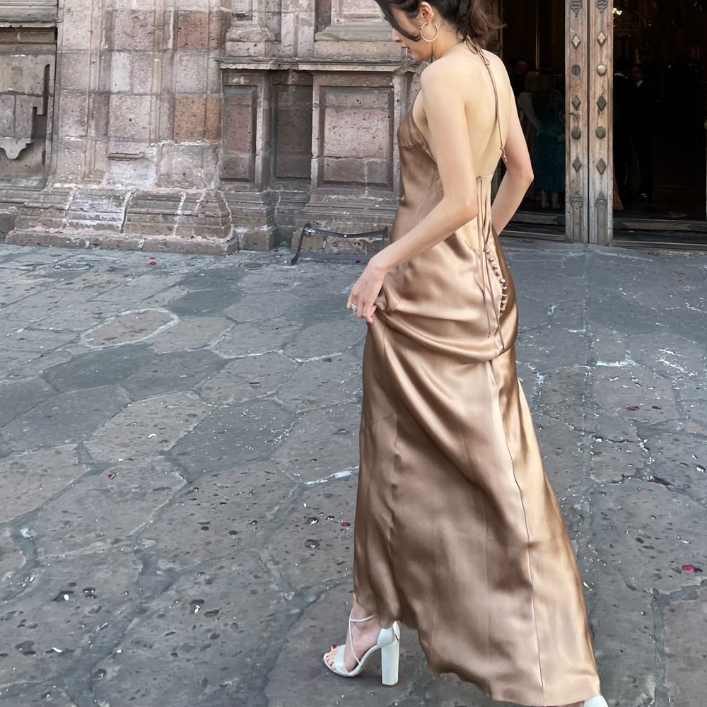 Jeany silk dress
